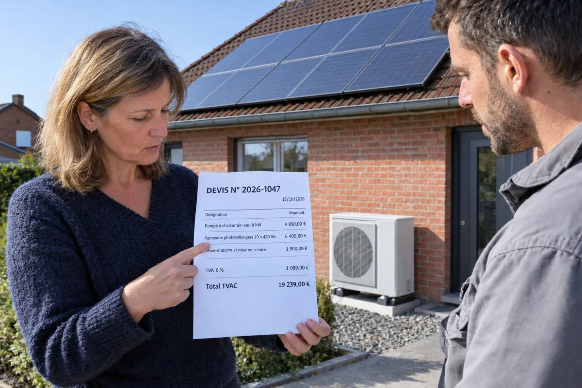 Pompe à chaleur ou panneaux solaires : 9 installateurs contrôlés sur 10 ...